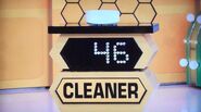 He bids $45 on the Ultrasonic cleaner. He picks card #9.