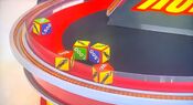 On his first roll, he has 2 cars and $2,000. He decides to roll again.