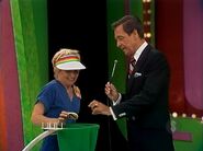 Her fourth draw is a 7. She thinks it's the first number.
