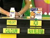 She says the IcyHot Patch pain reliever is less expensive than the Citracal calcium supplement.