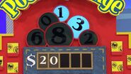 He says the third number is a 6 but is incorrect. The car is now 75¢.