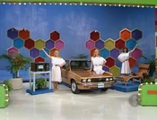 Joel is playing for a Renault Alliance DL, PLUS a GoldStar microwave oven and an Easy chair & ottoman, a prize package worth $9,826.