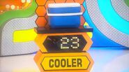 She bids $25 on the Coleman 16qt cooler. A difference of $2. She picks card #26.