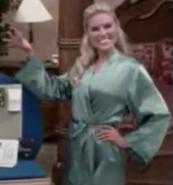 Rachel in Satin Sleepwear-46