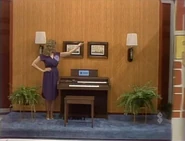 Hazel is playing for a Lowrey Mardi Gras organ worth $2,295.