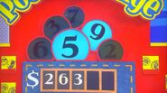 He says the fourth number is a 7 but is incorrect. The car is now $1.50.