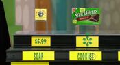 He says the Snackwell cookies are more expensive than the Burt's Bee soap.