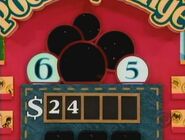 Dustie says the third number is an 8 but is incorrect. The car is now $1.00.