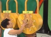 The first key Wilhelmina was the blank key. Don't count her out yet. She has another key to try.