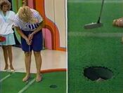 And fortunately, Joan has also made her putt.