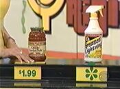 Joel says the Greased Lightning cleaner is more expensive than the Francesco Rinaldi pasta sauce.