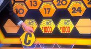 It's a C. $3,000 is now up for grabs, but the contestant decides to go for the car.
