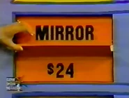 She keeps the mirror. The toothbrush is $24, and it goes into the Give column for a total of $54.