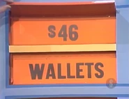 She keeps the wallets. The cosmetics are $46...