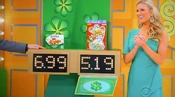 She picks the Lucky Charms cereal and is correct. She has 2 picks.