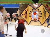 Her first throw did not go in.