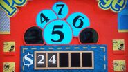 He says the second number is a 4. He is correct.