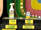 Serena says the Dole pineapple slices are less expensive than the Greased Lightning cleaner.