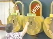 The first key she picked was for the popcorn cart.