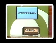 They are a Bissell sweeper and a Westclox clock.