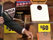 And finally, the price of the digital scale is $60. He wins the African safari!