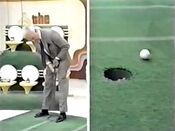 Bob has missed his inspiration putt.