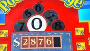 He says the last number is a 5 but is incorrect. The car is now $2.00.