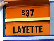 She keeps the layette. The cover is $37...
