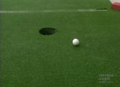 Bob has missed his inspiration putt.