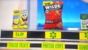 She says the Wilde buffalo style protein chips are more expensive than the Popsicle SpongeBob SquarePants fruit punch & cotton candy frozen treats.
