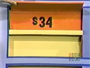 The shoes are $34, giving the keep column a total of $62 thus far. If the purifier is more than $26, she wins.