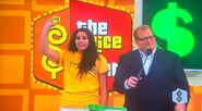 Her sixth draw is a 3. She thinks it's the first number but is incorrect.