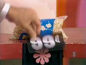 The price of the Jolly Time popcorn.