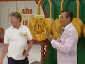 But later on, winning bells sounded, and it turned out that the first key he picked was for the KitchenAid dishwasher.