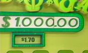 He decides to take the $1,000.