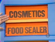 The last two prizes are cosmetics and a food sealer.