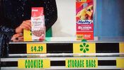 Vernee says the Hefty Gallon Slider storage bags are more expensive than the Pepperidge Farm peppermint cookies.