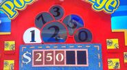 She says the fourth number is a 3 but is incorrect. The car is now $2.00.