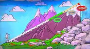 Here's the special twist, if Kyle can stop Cliff in the 14 to 19 range, he wins an extra $10,000. From 20 to 24, he wins $25,000. BUT, if Kyle gets Cliff to stand on the precipe of Mt Cliffhanger (the 25th step) he will win a bonus of $100,000!