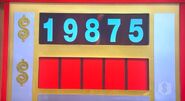 She changes the third digit from a 7 to an 8.