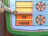 He keeps the purifier. The fryer is $37 and goes into the give column.