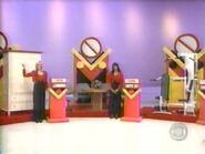 The premiere of One Wrong Price! Notice the prices are black with a white background; those colors would be reversed by the end of 1998.