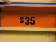 The hair dryer is $35.