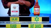 Tara says the Frank's Red Hot buffalo hot sauce is less expensive than the King Arthur flour.