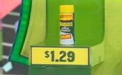 If he had kept going, he would've picked the spray starch. And he would've won $10,000!