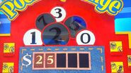 She says the third number is a 7 but is incorrect. The car is now $1.00.
