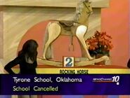 The price of the wooden rocking horse is $1,595.