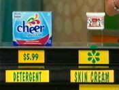 She says the Udderly Udder Smooth hand cream is more expensive than the Cheer laundry detergent.