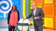 Her sixth draw is a 5. She thinks it's the first number but is incorrect.