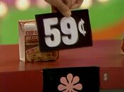 And finally, the price of the Nissin Cup 'O Noodles ramen noodles.
